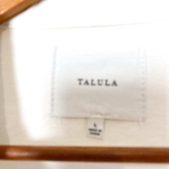 Talula Aritzia White Cropped Classic Denim Jean Fall Jacket - Picture 4 of 7